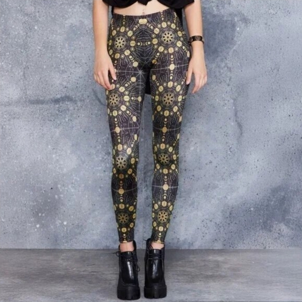BlackMilk Sacred Fractals High Waisted Leggings--Limited Size Large